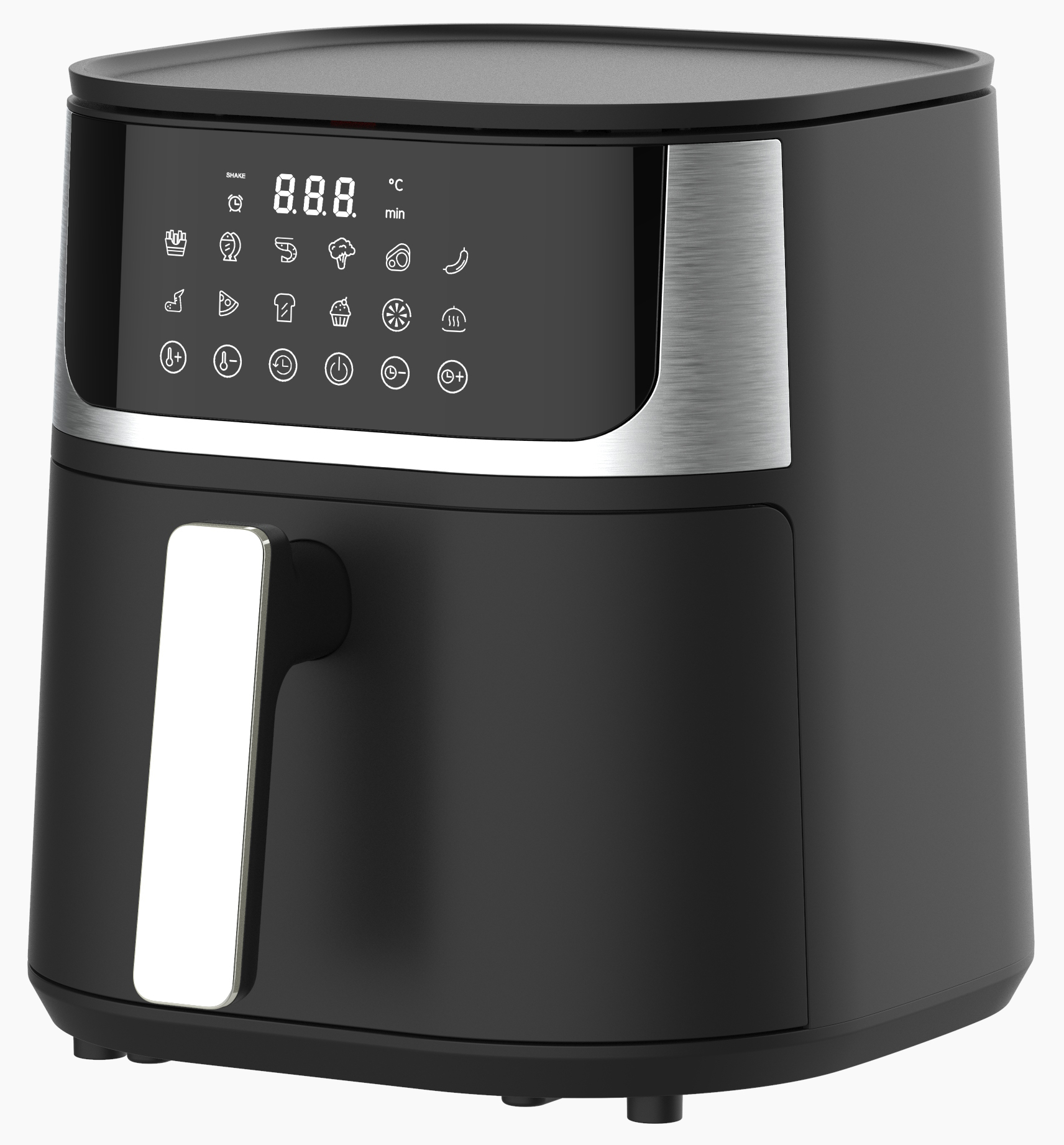 Customizable Residence Grill Air Fryer with Good Options and Cool Contact Deal with - Skilled Mannequin